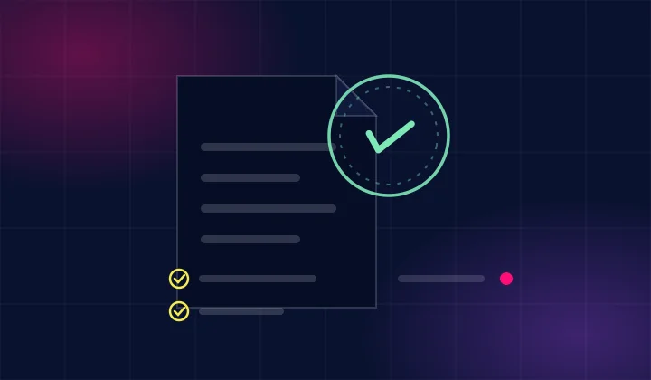 Compliance documentation with verified checklist